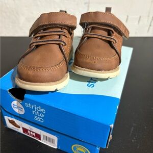 Stride Rite Brown Baby Walker Shoes